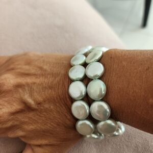 Elegant Pearl Bracelet Set